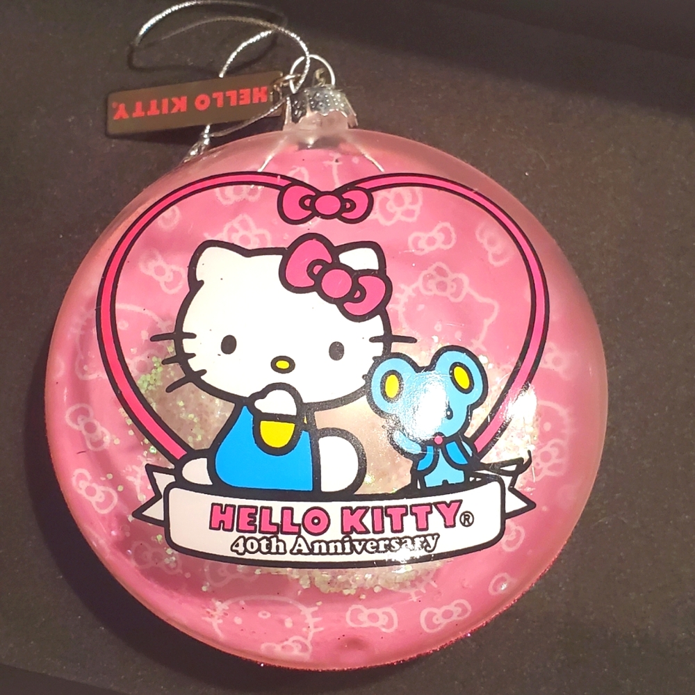 Hello Kitty Ornament 40th Anniversary ornament Sanrio